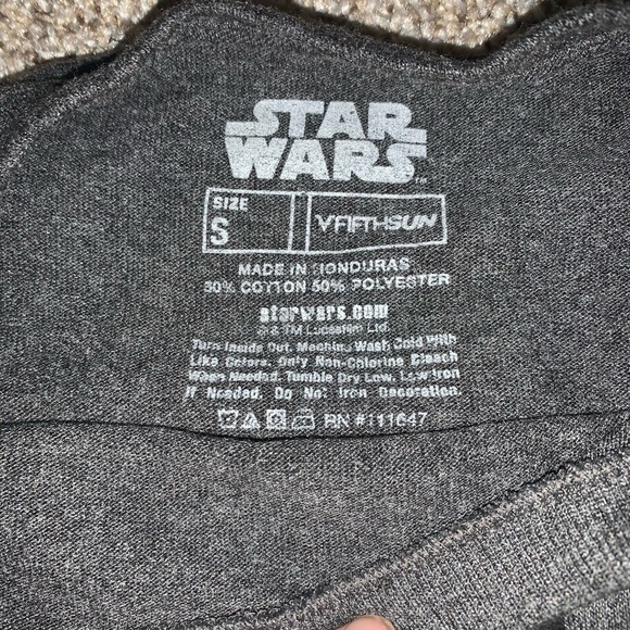 Gray Star Wars Darth Vader shirt - Picture 3 of 3